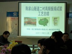 兰新铁路甘青4标中铁一局陈家山隧道使用立天高